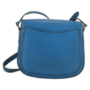 LOUIS VUITTON Epi Saint Cloud GM Shoulder Bag Toledo Blue M52195 LV Auth 141111-2