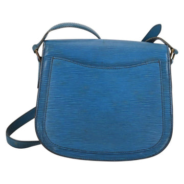 LOUIS VUITTON Epi Saint Cloud GM Shoulder Bag Toledo Blue M52195 LV Auth 141111 - 0