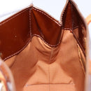 LOUIS VUITTON Monogram Vernis Reade PM Hand Bag Bronze M91146 LV Auth 141113-19