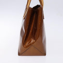 LOUIS VUITTON Monogram Vernis Reade PM Hand Bag Bronze M91146 LV Auth 141113-4