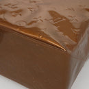 LOUIS VUITTON Monogram Vernis Reade MM Hand Bag Bronze M91143 LV Auth 141114-14