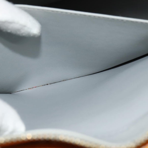 LOUIS VUITTON Monogram Vernis Columbus Tote Bag Gris M91028 LV Auth 141115