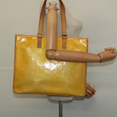 LOUIS VUITTON Monogram Vernis Columbus Tote Bag Gris M91028 LV Auth 141115-22