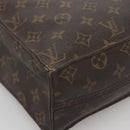 LOUIS VUITTON Monogram Sac Plat Hand Bag M51140 LV Auth 141120-15