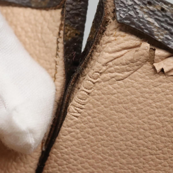 LOUIS VUITTON Monogram Sac Plat Hand Bag M51140 LV Auth 141120