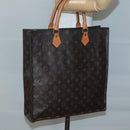 LOUIS VUITTON Monogram Sac Plat Hand Bag M51140 LV Auth 141120-22