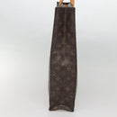 LOUIS VUITTON Monogram Sac Plat Hand Bag M51140 LV Auth 141120-4