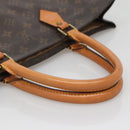 LOUIS VUITTON Monogram Sac Plat Hand Bag M51140 LV Auth 141120-7