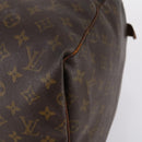 LOUIS VUITTON Monogram Keepall 55 Boston Bag M41424 LV Auth 141123-14