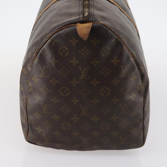 LOUIS VUITTON Monogram Keepall 55 Boston Bag M41424 LV Auth 141123