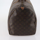 LOUIS VUITTON Monogram Keepall 55 Boston Bag M41424 LV Auth 141123-4