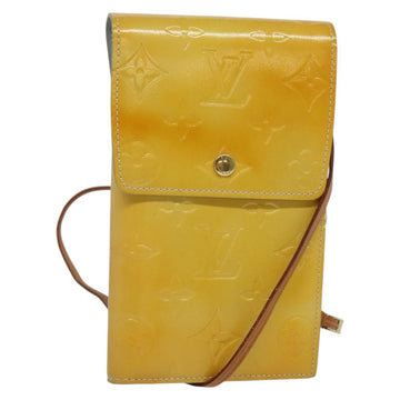 LOUIS VUITTON Monogram Vernis Walker Wallet Gris M91031 LV Auth 141125