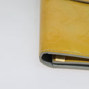 LOUIS VUITTON Monogram Vernis Walker Wallet Gris M91031 LV Auth 141125-15
