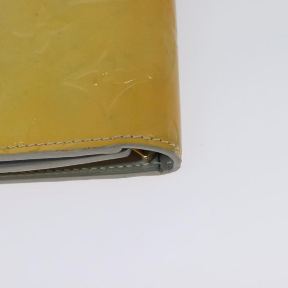 LOUIS VUITTON Monogram Vernis Walker Wallet Gris M91031 LV Auth 141125