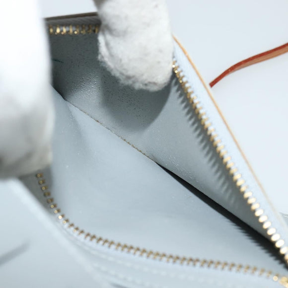 LOUIS VUITTON Monogram Vernis Walker Wallet Gris M91031 LV Auth 141125