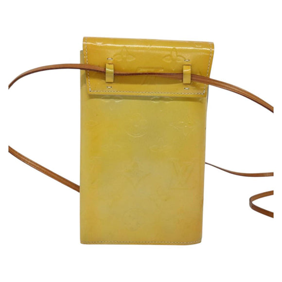 LOUIS VUITTON Monogram Vernis Walker Wallet Gris M91031 LV Auth 141125