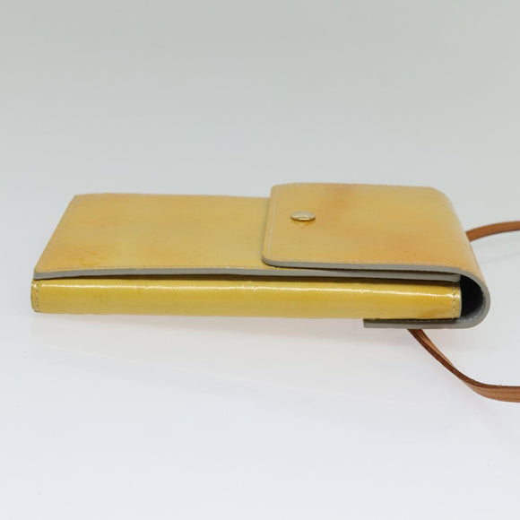 LOUIS VUITTON Monogram Vernis Walker Wallet Gris M91031 LV Auth 141125