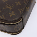 LOUIS VUITTON Monogram Trousse Brush PM Cosmetic Pouch M47510 LV Auth 141126-16