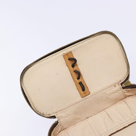 LOUIS VUITTON Monogram Trousse Brush PM Cosmetic Pouch M47510 LV Auth 141126