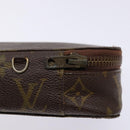 LOUIS VUITTON Monogram Poche Monte Carlo Jewelry Box Vintage M47352 Auth 141127-8
