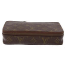 LOUIS VUITTON Monogram Poche Monte Carlo Jewelry Box Vintage M47352 Auth 141127-13