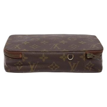 LOUIS VUITTON Monogram Poche Monte Carlo Jewelry Box Vintage M47352 Auth 141127 - 0