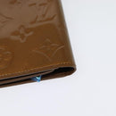 LOUIS VUITTON Monogram Vernis Walker Wallet Bronze M91154 LV Auth 141128-8