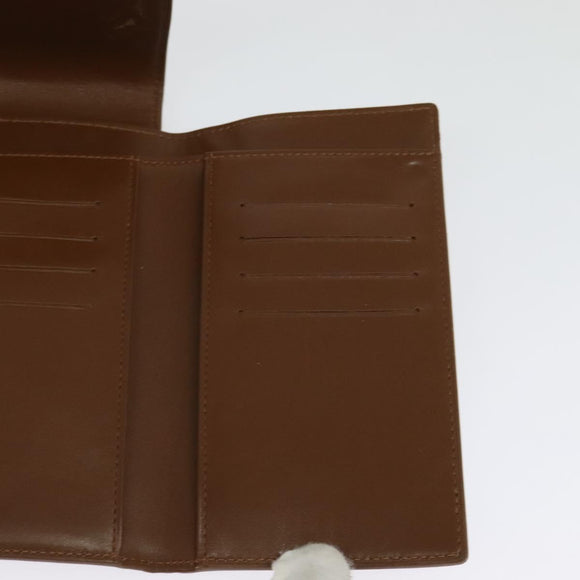 LOUIS VUITTON Monogram Vernis Walker Wallet Bronze M91154 LV Auth 141128