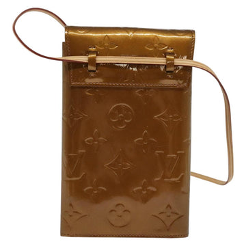 LOUIS VUITTON Monogram Vernis Walker Wallet Bronze M91154 LV Auth 141128 - 0