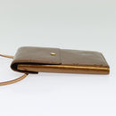 LOUIS VUITTON Monogram Vernis Walker Wallet Bronze M91154 LV Auth 141128-3