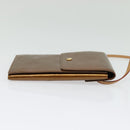 LOUIS VUITTON Monogram Vernis Walker Wallet Bronze M91154 LV Auth 141128-4