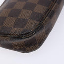 LOUIS VUITTON Damier Ebene Mini Pochette Accessoires Pouch N58009 LV Auth 141130-14