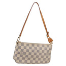 LOUIS VUITTON Damier Azur Pochette Accessoires Pouch N51986 Auth 141131M-1