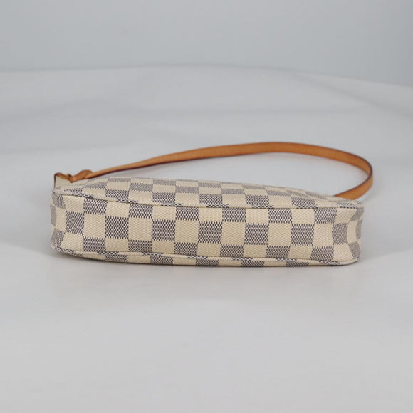 LOUIS VUITTON Damier Azur Pochette Accessoires Pouch N51986 Auth 141131M