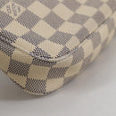 LOUIS VUITTON Damier Azur Pochette Accessoires Pouch N51986 Auth 141131M-17
