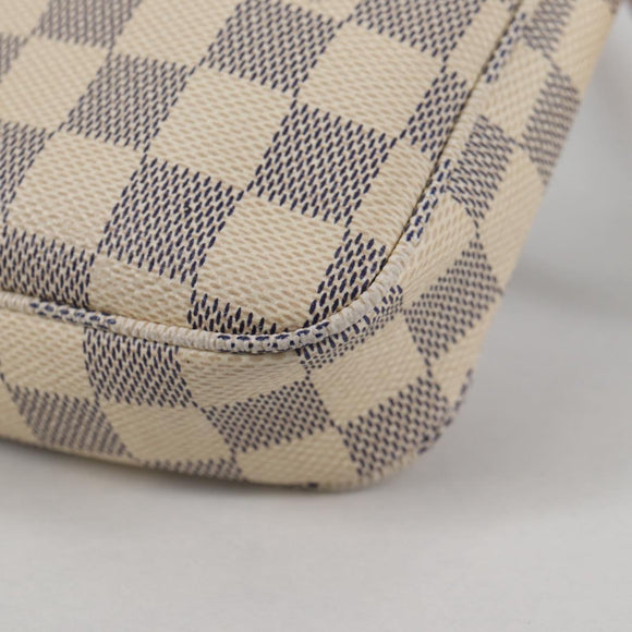 LOUIS VUITTON Damier Azur Pochette Accessoires Pouch N51986 Auth 141131M