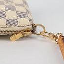 LOUIS VUITTON Damier Azur Pochette Accessoires Pouch N51986 Auth 141131M-21