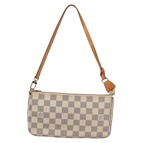 LOUIS VUITTON Damier Azur Pochette Accessoires Pouch N51986 Auth 141131M