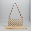 LOUIS VUITTON Damier Azur Pochette Accessoires Pouch N51986 Auth 141131M-12