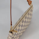 LOUIS VUITTON Damier Azur Pochette Accessoires Pouch N51986 Auth 141131M-6