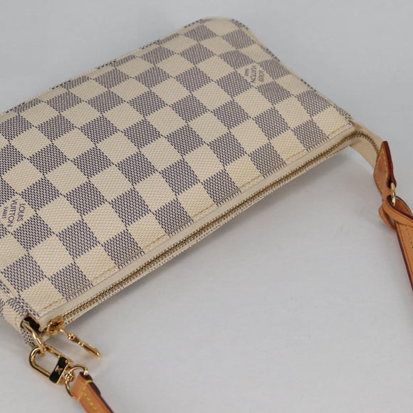 LOUIS VUITTON Damier Azur Pochette Accessoires Pouch N51986 Auth 141131M