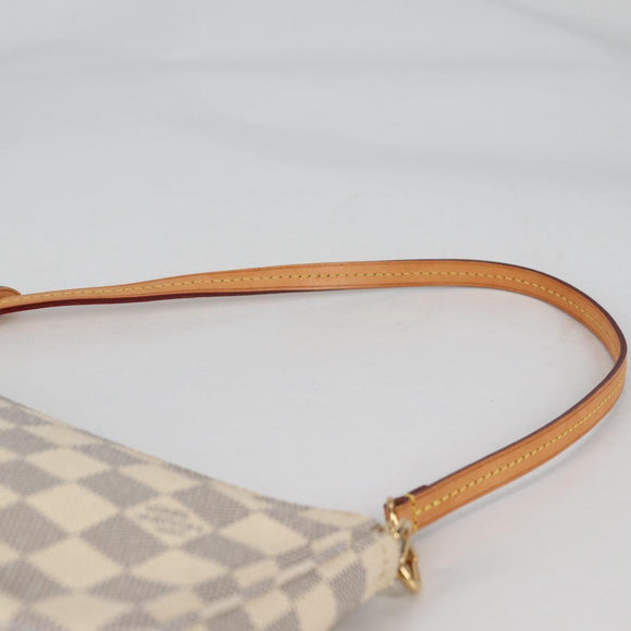 LOUIS VUITTON Damier Azur Pochette Accessoires Pouch N51986 Auth 141131M