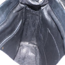 CHANEL Matelasse Shoulder Bag Patent leather Black Gold CC Auth 141133-18