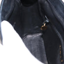 CHANEL Matelasse Shoulder Bag Patent leather Black Gold CC Auth 141133-19