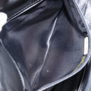 CHANEL Matelasse Shoulder Bag Patent leather Black Gold CC Auth 141133-20