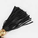 CHANEL Matelasse Waist Bag Satin Black Gold CC Auth 141135V-10