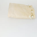 Salvatore Ferragamo Gancini handtas plastic rood transparant beige Authentiek 141145-4