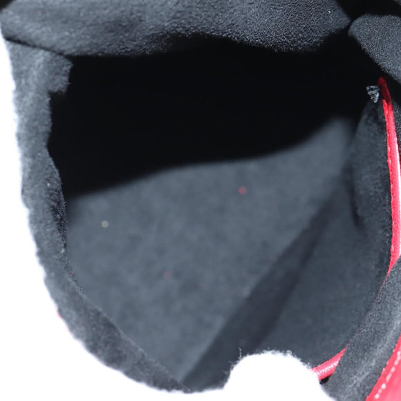 Maison Margiela 5AC Mini Hand Bag Leather 2way Red Silver Auth 141149M