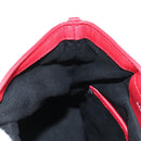 Maison Margiela 5AC Mini Hand Bag Leather 2way Red Silver Auth 141149M-24