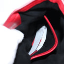 Maison Margiela 5AC Mini Hand Bag Leather 2way Red Silver Auth 141149M-26